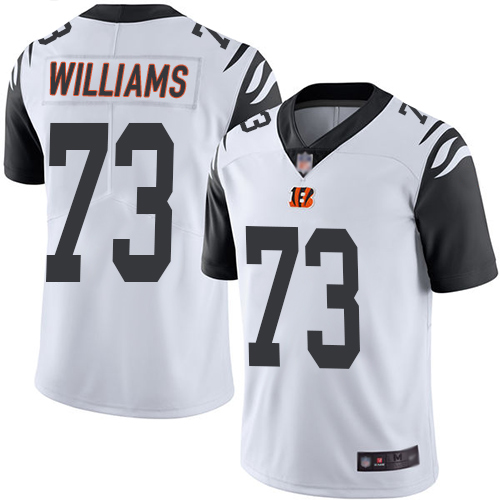 Cincinnati Bengals Limited White Men Jonah Williams Jersey NFL Footballl 73 Rush Vapor Untouchable